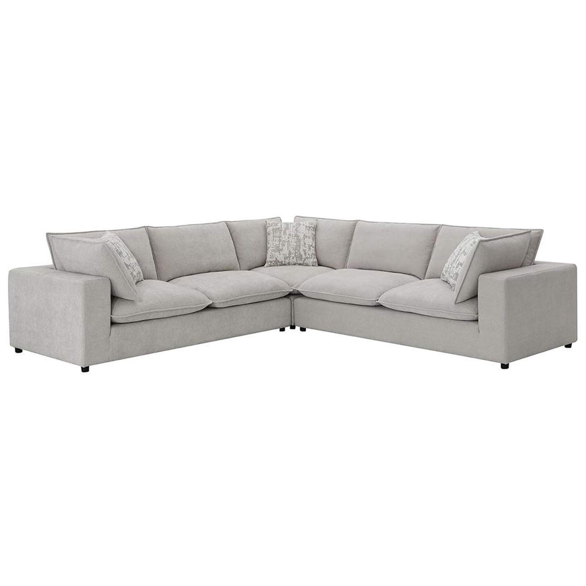 LV04411 Marisa Modular Right Facing Loveseat with 2 Pillows