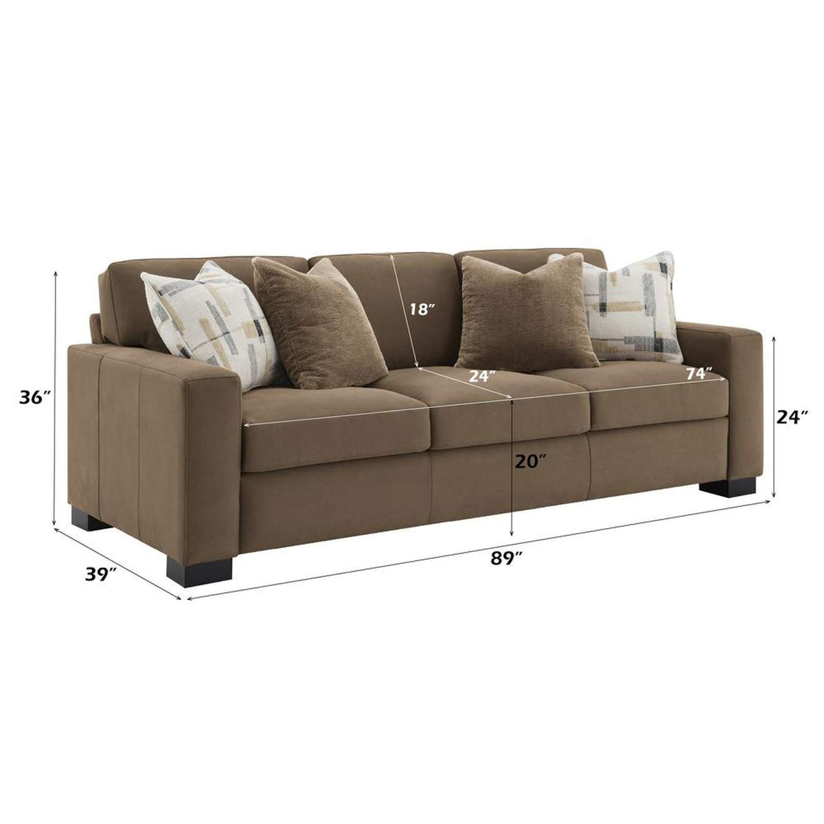 LV04530 Darya Sofa with 4 Pillows
