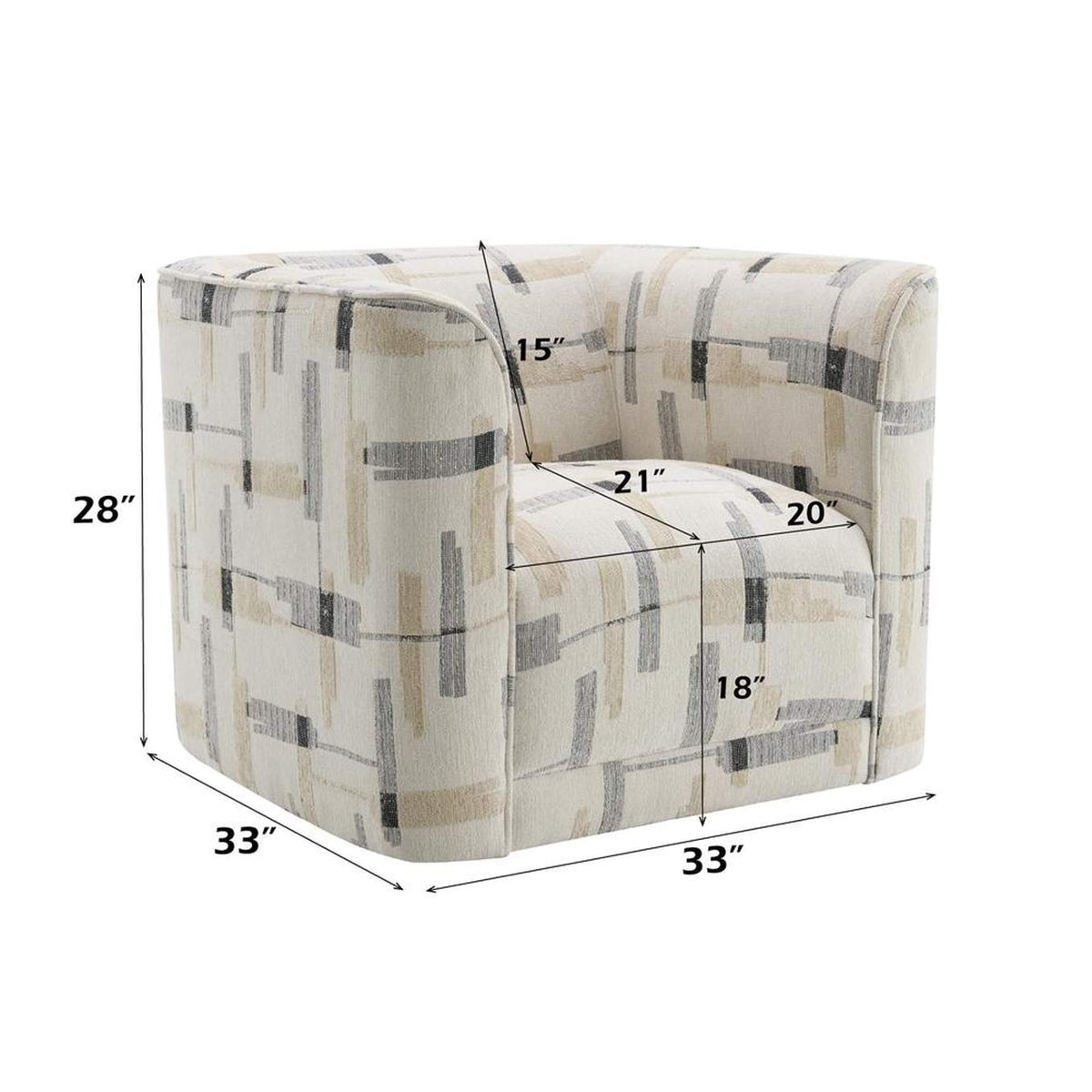 LV04532 Darya Chair with Swivel