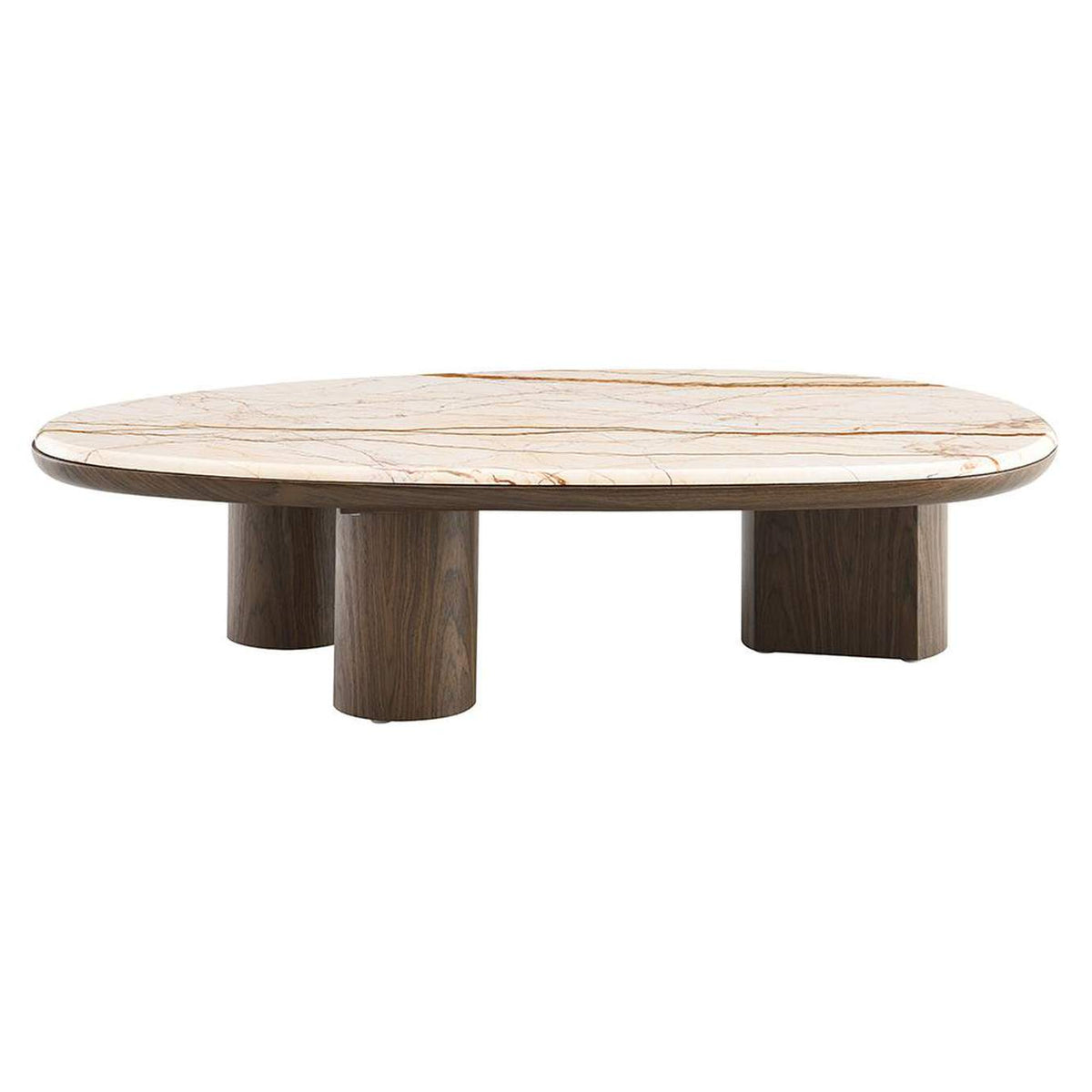 LV04565 Haidar Coffee Table with Natural Marble