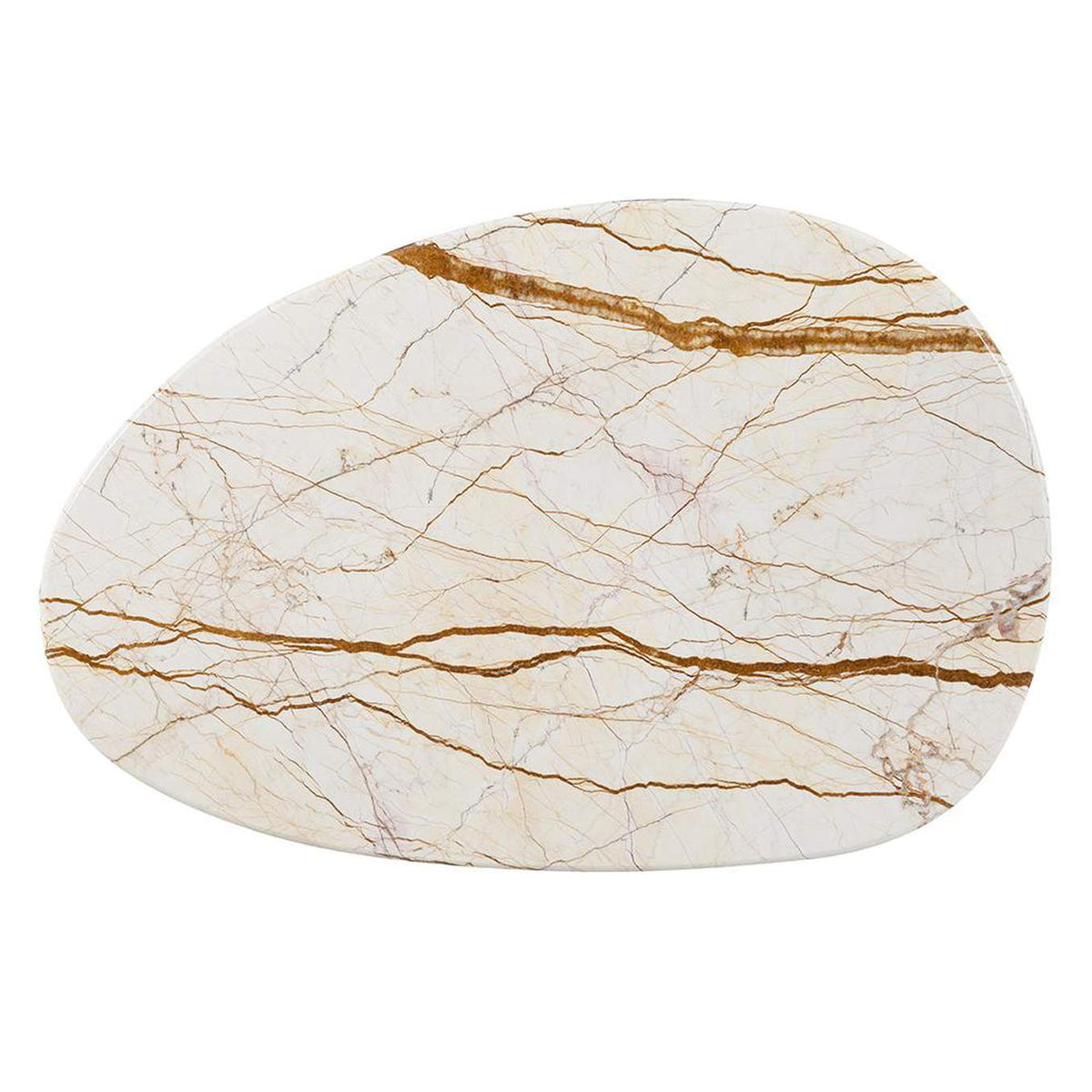 LV04565 Haidar Coffee Table with Natural Marble