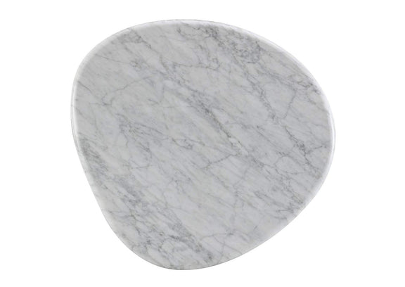 LV04566 Haidar End Table with Natural Marble