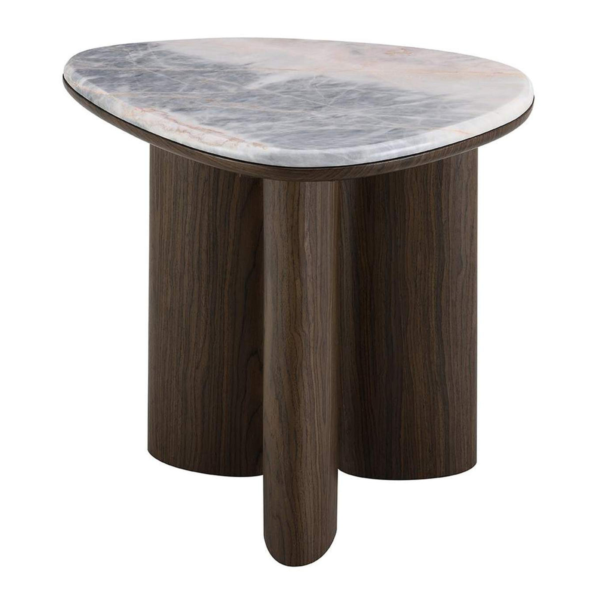 LV04576 Hanale End Table with Natural Marble
