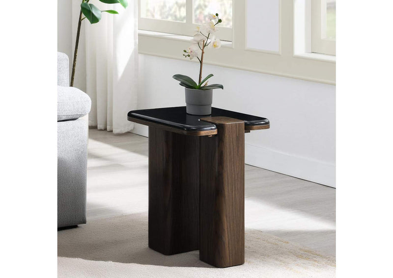 LV04596 Dana End Table with Natural Marble