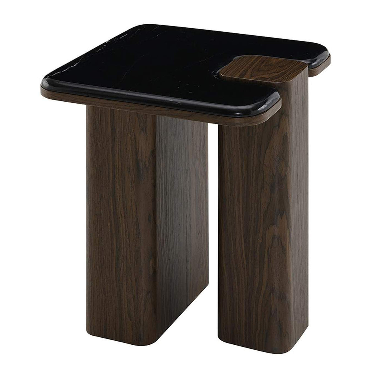 LV04596 Dana End Table with Natural Marble