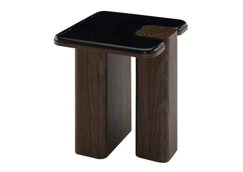 LV04596 Dana End Table with Natural Marble