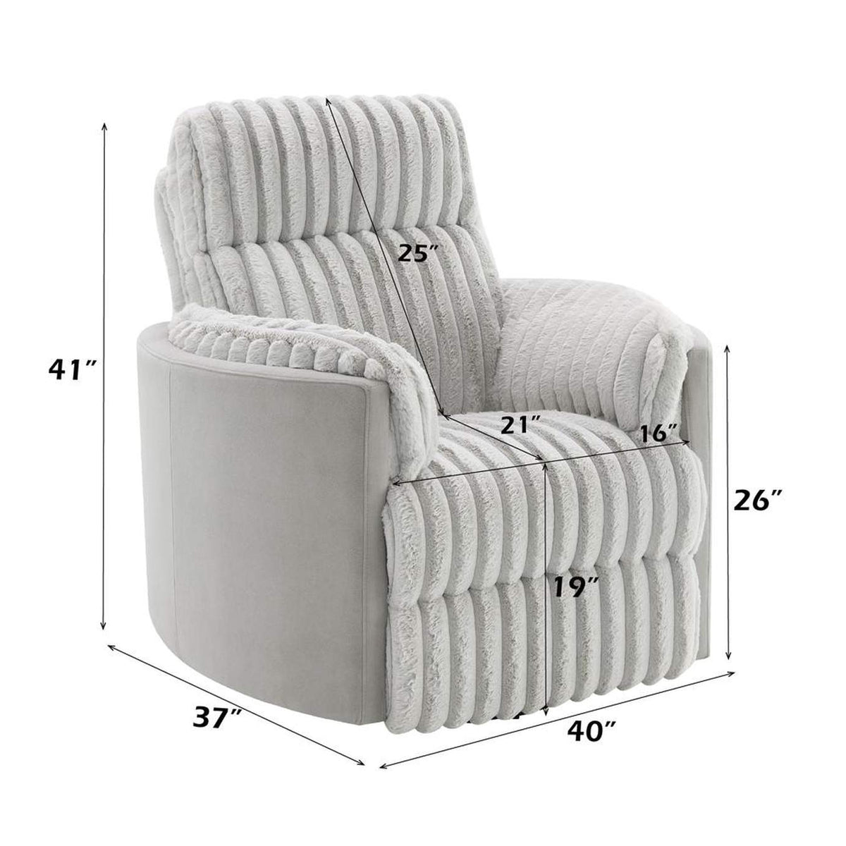 LV04640 Emee Glider Recliner with Swivel
