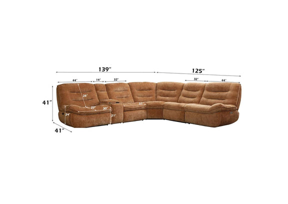 LV04650 Emmy Power Motion Sectional Sofa