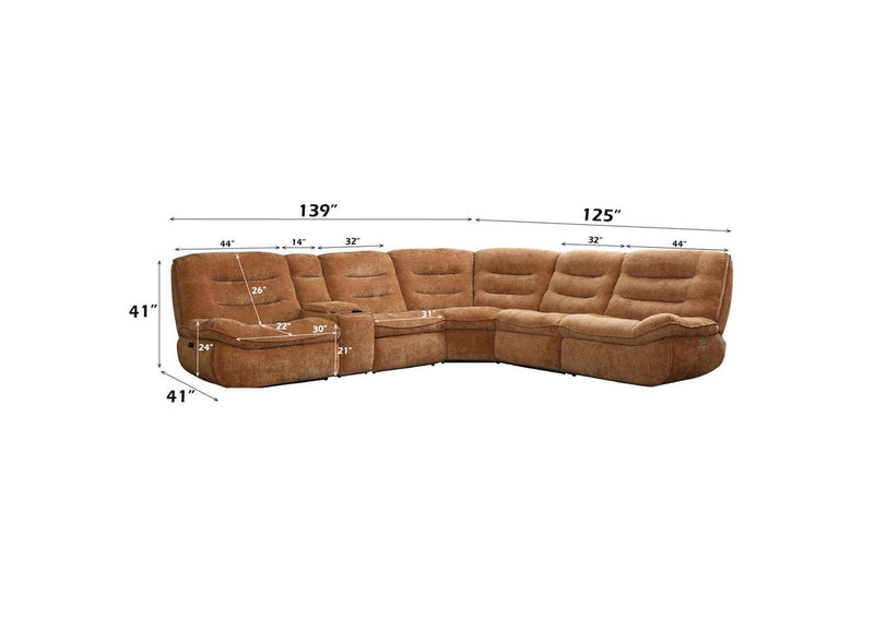 LV04650 Emmy Power Motion Sectional Sofa