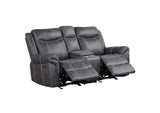 LV04671 Zubaida Power Glider Motion Loveseat with USB