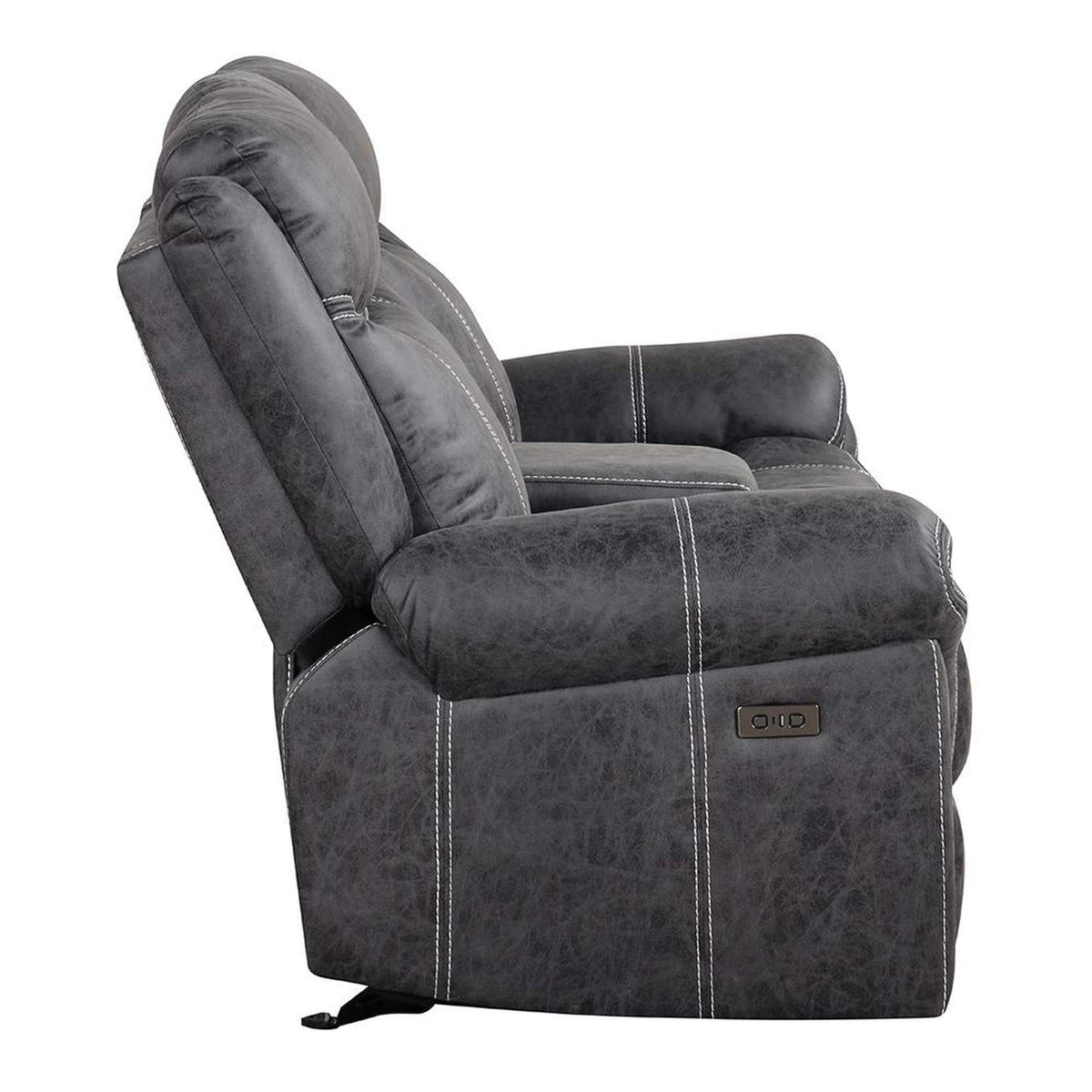 LV04671 Zubaida Power Glider Motion Loveseat with USB