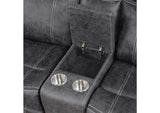 LV04671 Zubaida Power Glider Motion Loveseat with USB