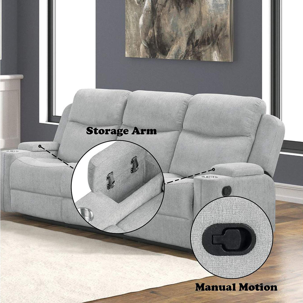 LV04680 Galya Motion Sofa