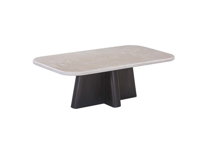 LV04765 Jacory Coffee Table with Bottocino Marble Top