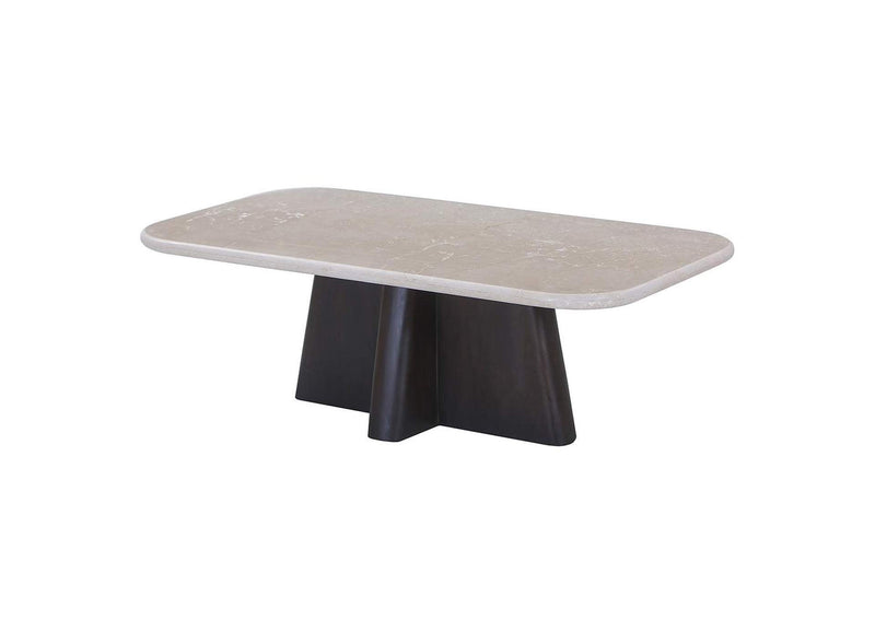 LV04765 Jacory Coffee Table with Bottocino Marble Top