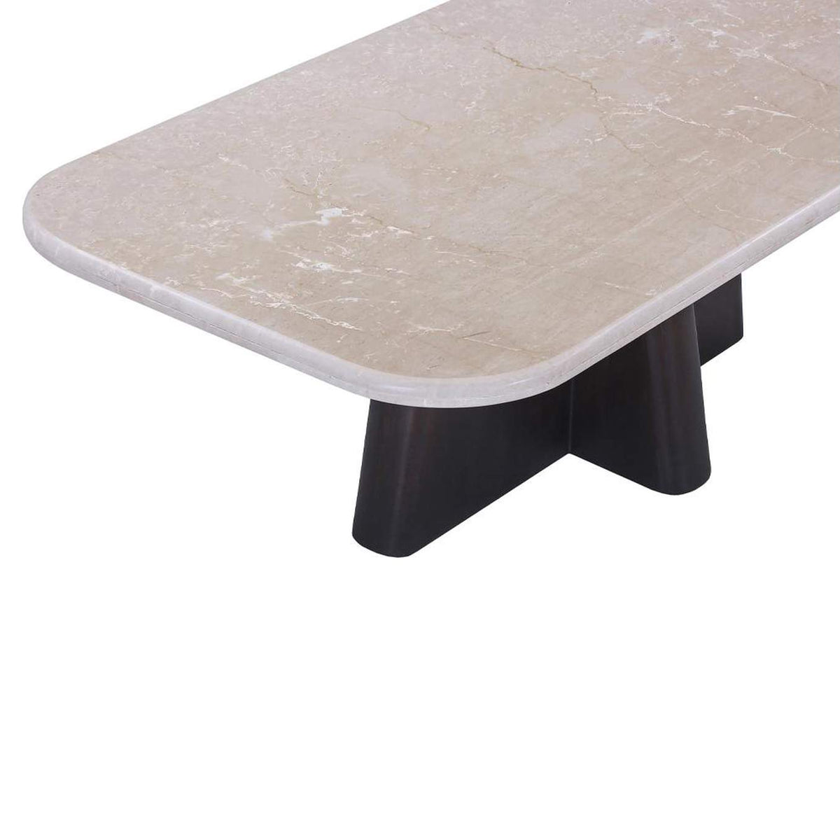 LV04765 Jacory Coffee Table with Bottocino Marble Top