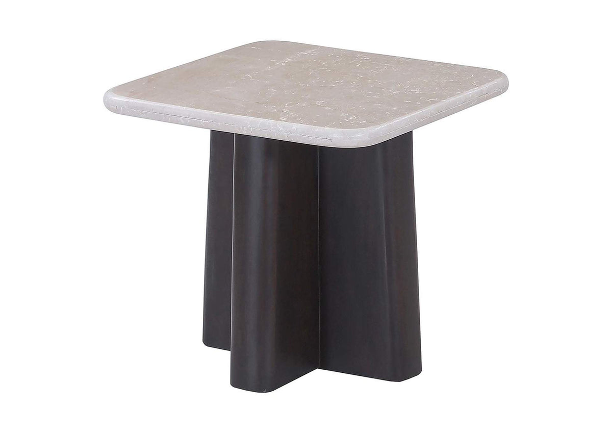 LV04766 Jacory End Table with Bottocino Marble Top