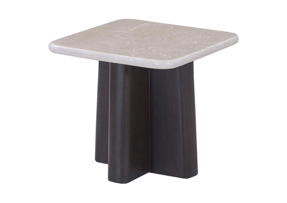 LV04766 Jacory End Table with Bottocino Marble Top