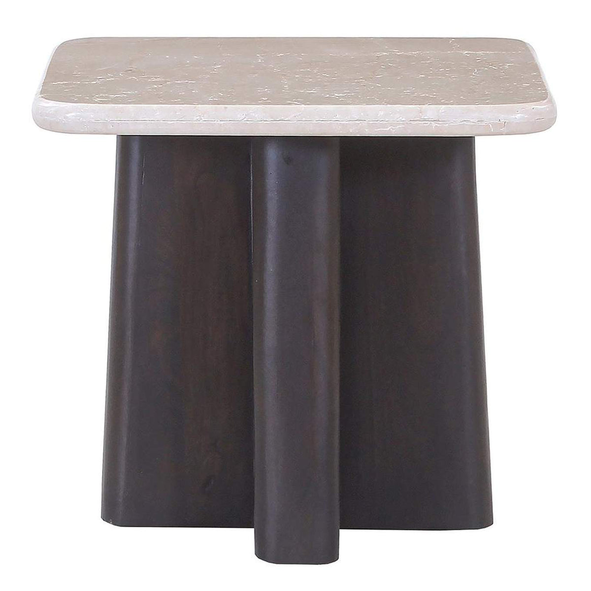 LV04766 Jacory End Table with Bottocino Marble Top