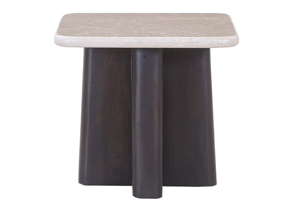 LV04766 Jacory End Table with Bottocino Marble Top