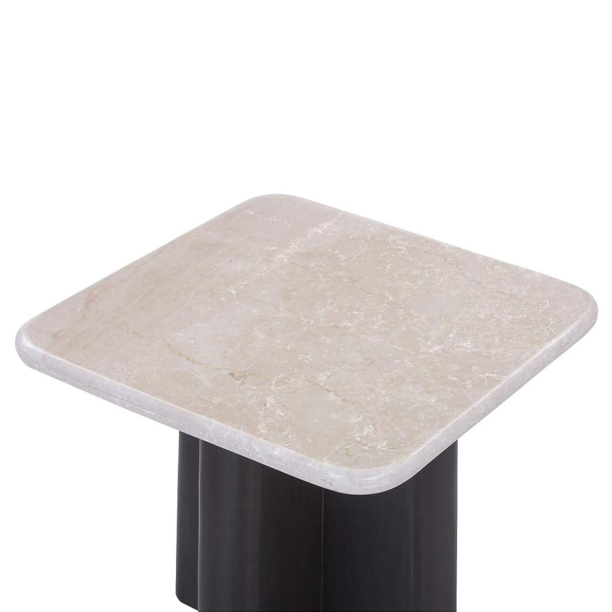 LV04766 Jacory End Table with Bottocino Marble Top