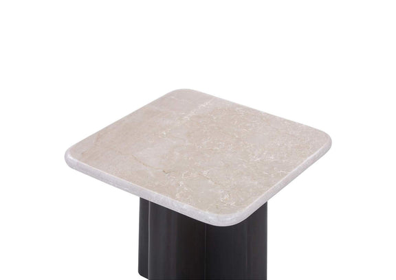 LV04766 Jacory End Table with Bottocino Marble Top