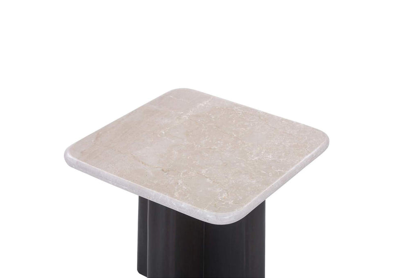 LV04766 Jacory End Table with Bottocino Marble Top
