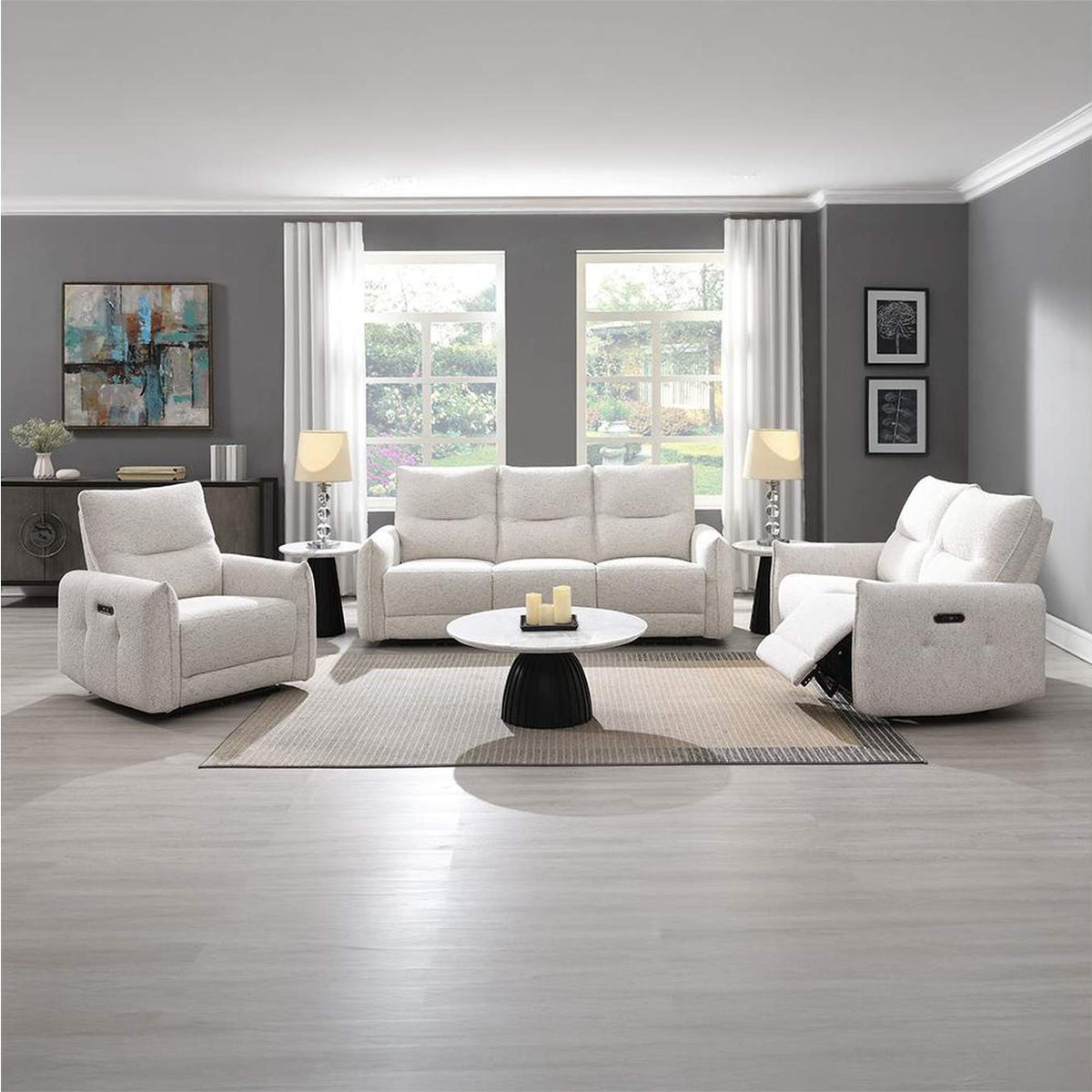 LV04780 Lalisa Power Motion Sofa with USB Port