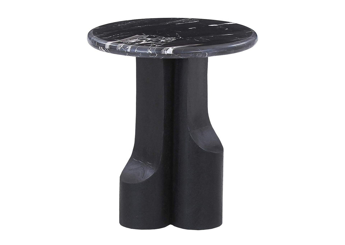 LV04786 Kinton End Table with Natural Marble Top