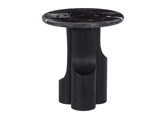 LV04786 Kinton End Table with Natural Marble Top