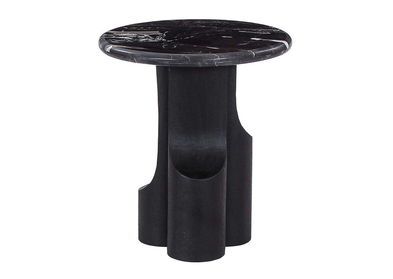 LV04786 Kinton End Table with Natural Marble Top