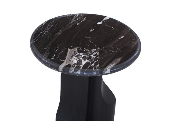 LV04786 Kinton End Table with Natural Marble Top