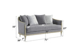 LV04821 Fernando Loveseat with 4 Pillows
