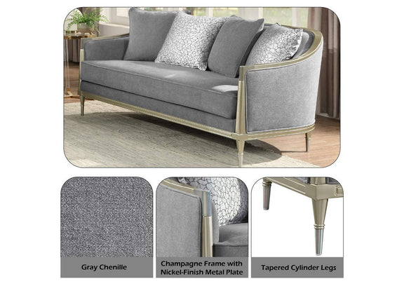 LV04821 Fernando Loveseat with 4 Pillows