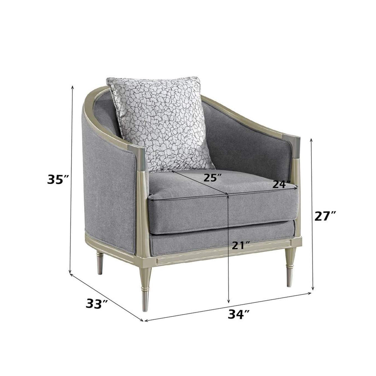LV04822 Fernando Chair with Pillow