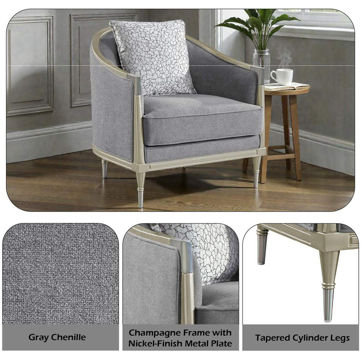 LV04822 Fernando Chair with Pillow