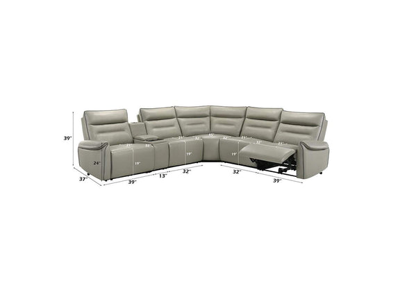 LV04830 Jayke Power Motion Sectional Sofa
