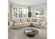 LV04840 Jonina Sectional Sofa with 4 Pillows