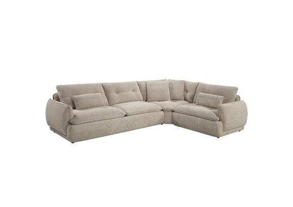 LV04840 Jonina Sectional Sofa with 4 Pillows