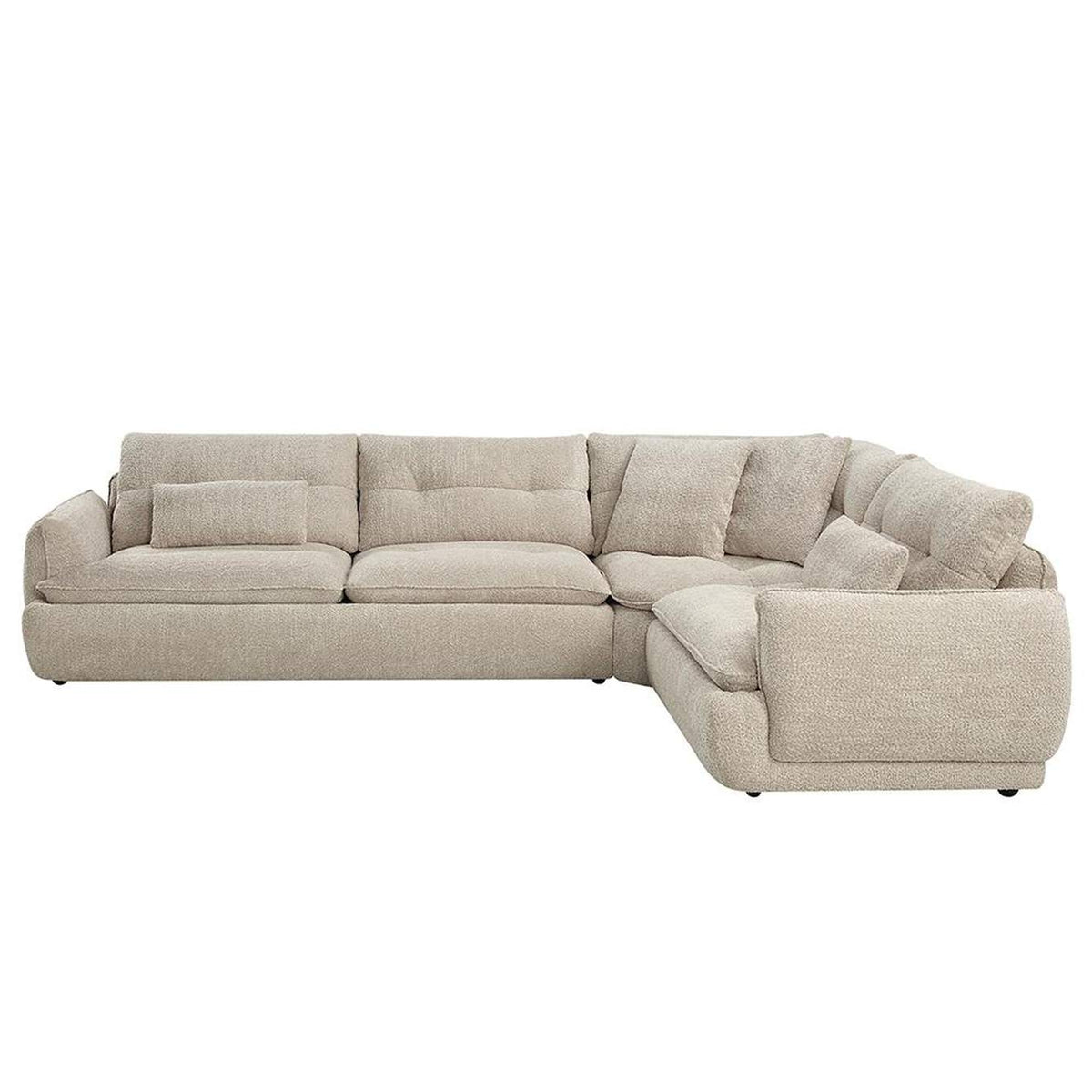 LV04840 Jonina Sectional Sofa with 4 Pillows