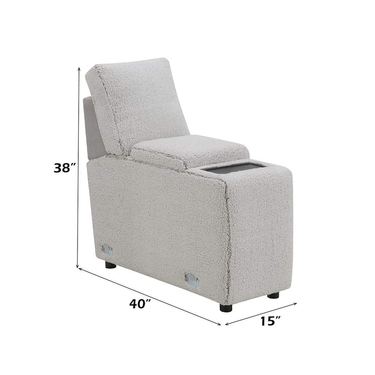 LV04891 Tarrance Modular Console with Wireless Charging and USB