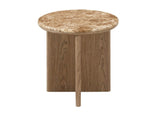 LV05316 Markku End Table with Natural Marble