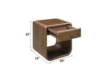 LV05334 Lanza End Table with Drawer