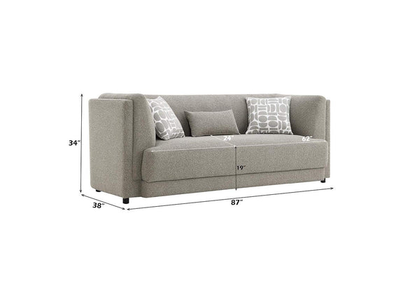 LV05380 Glenda Sofa with 3 Pillows