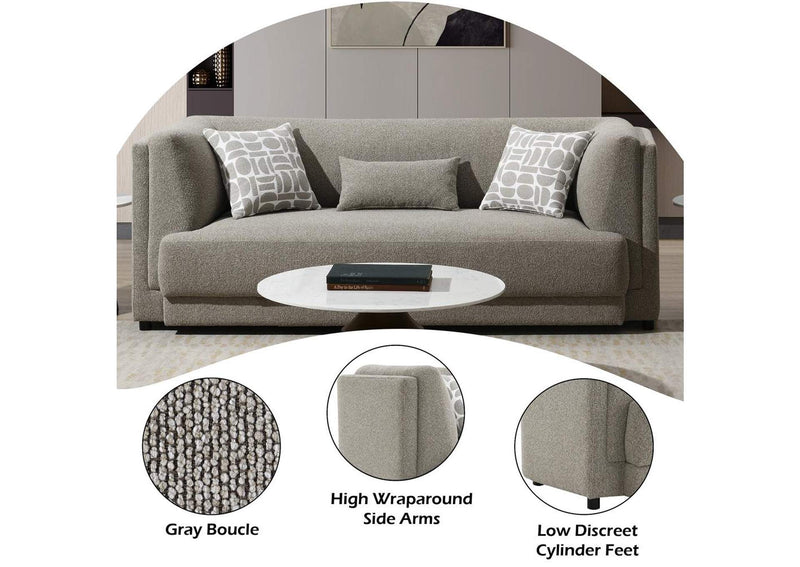 LV05380 Glenda Sofa with 3 Pillows