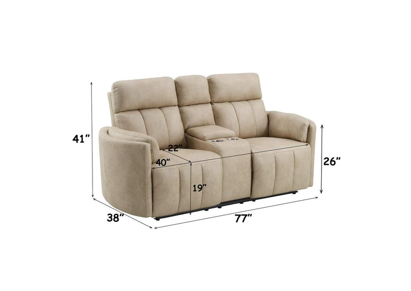 LV05401 Elison Motion Loveseat with Console