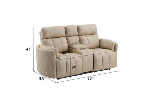 LV05401 Elison Motion Loveseat with Console