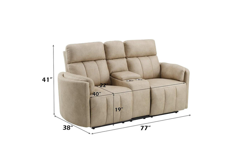 LV05401 Elison Motion Loveseat with Console