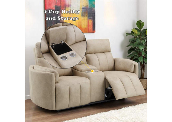 LV05401 Elison Motion Loveseat with Console
