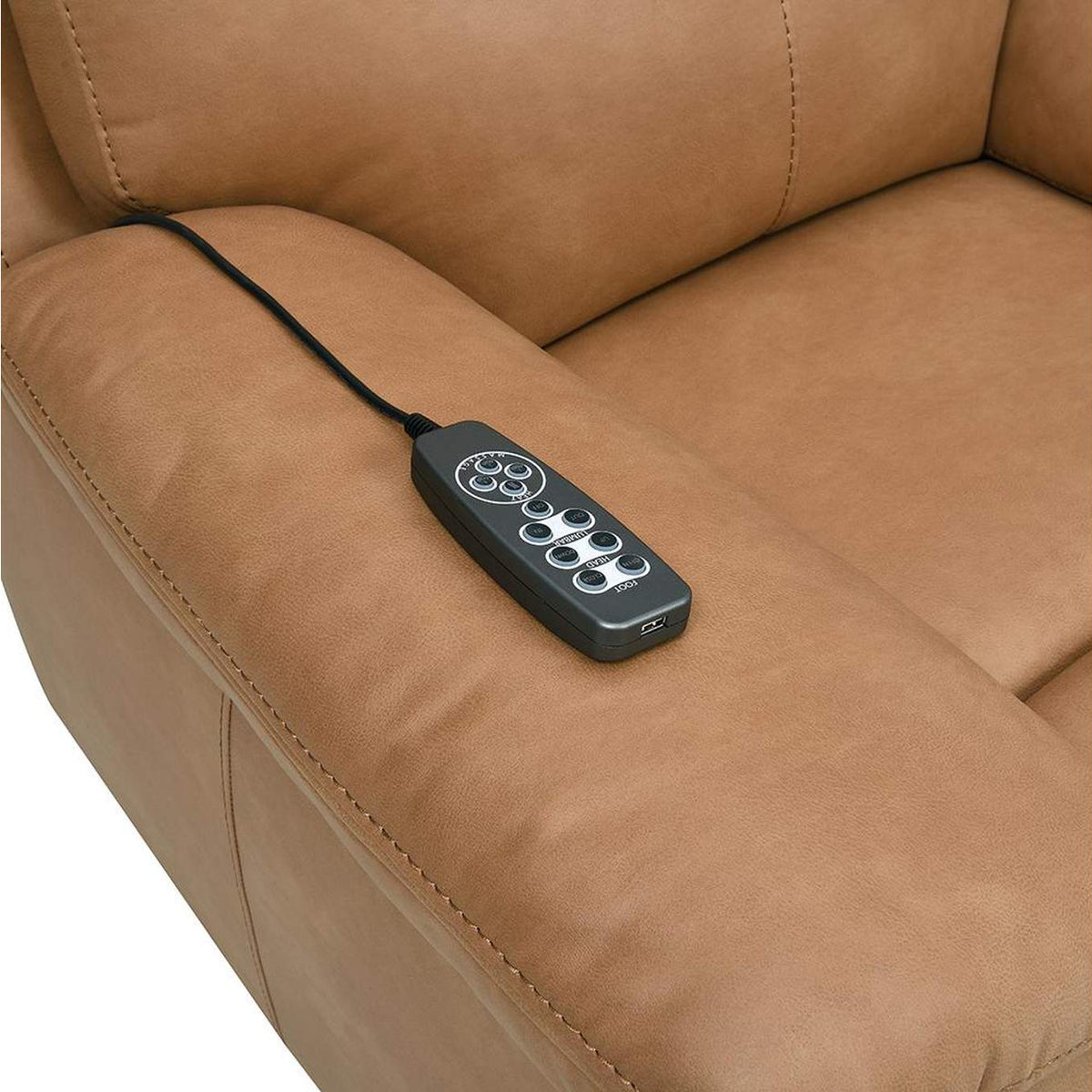 LV05871 Chavis Power Motion Loveseat with USB and Power Headrest